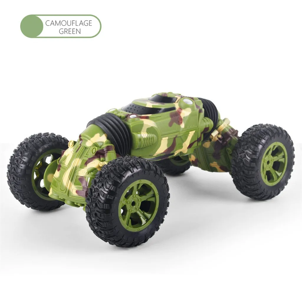 

Remote controlled car Radio furious One Key Transformation Stunt RC Car Double-sided Flip 4WD 1:16 RC Off-road Vehicles D300305