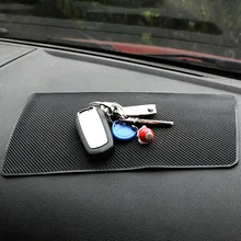 Авто силиконовый Противоскользящий коврик приборная панель мобильный телефон MP3 gps солнцезащитные очки держатель кронштейн нескользящий липкий коврик для автомобиля Стайлинг