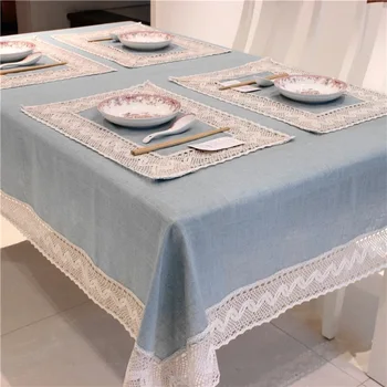 

Japanese linen plain tablecloth old coarse cloth air conditioning microwave oven dressing table refrigerator TV cover towel