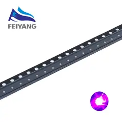 500 шт УФ/фиолетовый Цвет 0402 SMD SMT супер яркий светильник светодиодный света-светодиоды новинка, модель высокого качества 390-410nm 1,0*0,5 мм