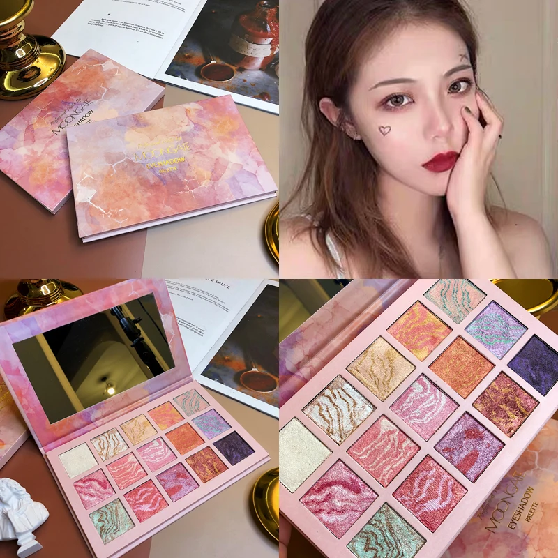 

Highlighter Palette 15 Color Shimmer Matte Glitter Makeup Palette Smoky Nude Balm MakeUp Bronzer Palette Face Palette Cosmetics
