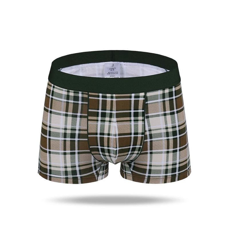 plaid green