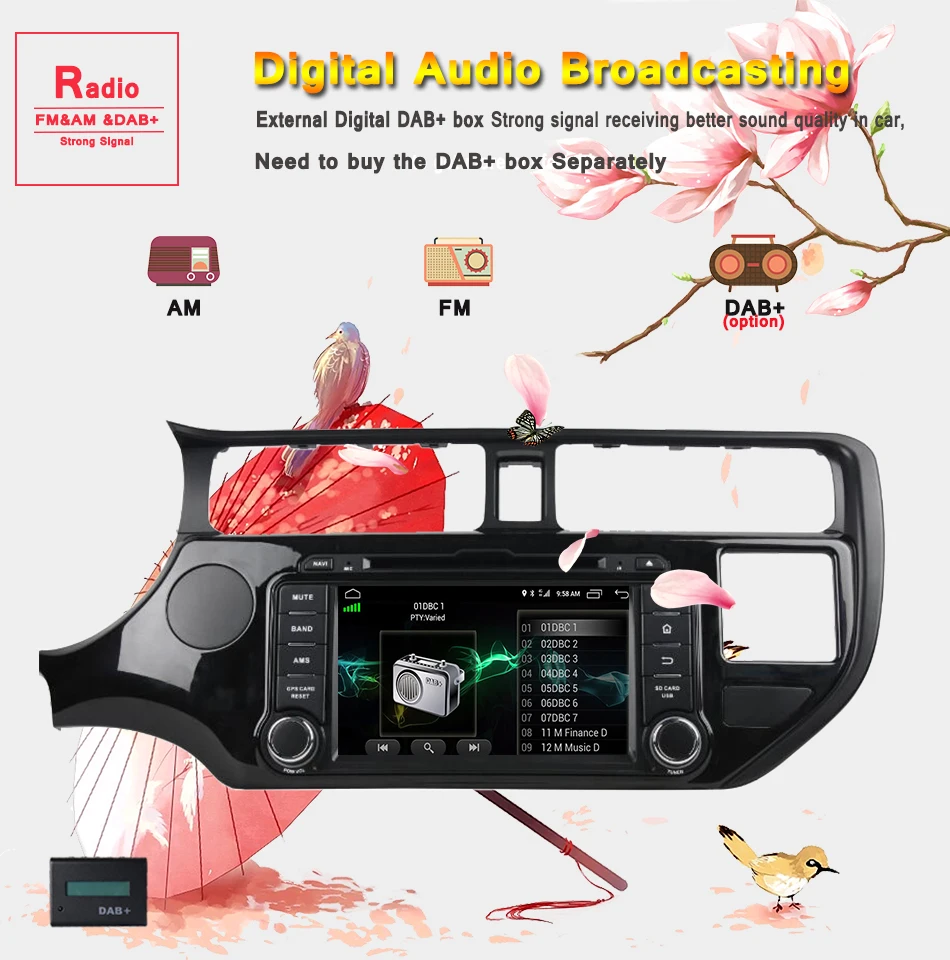 Sale 2DIN RAM 4GB Android 9.0 Car CD DVD Player GPS Navigation For KIA RIO K3 2012-2014 Satnavi Autostereo Radio Head Unit Multimedia 11