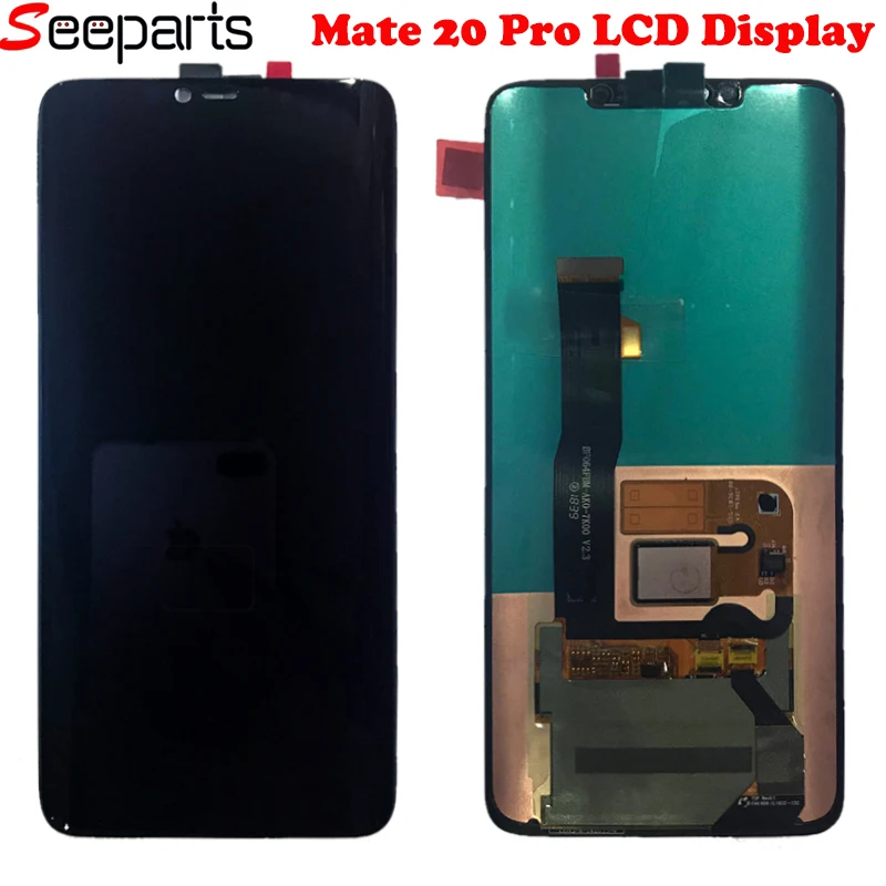 

Original AMOLED Display for Huawei Mate 20 Pro LCD Touch Screen With Frame+Fingerprint For Huawei Mate 20 Pro LYA-L29 LCD Screen