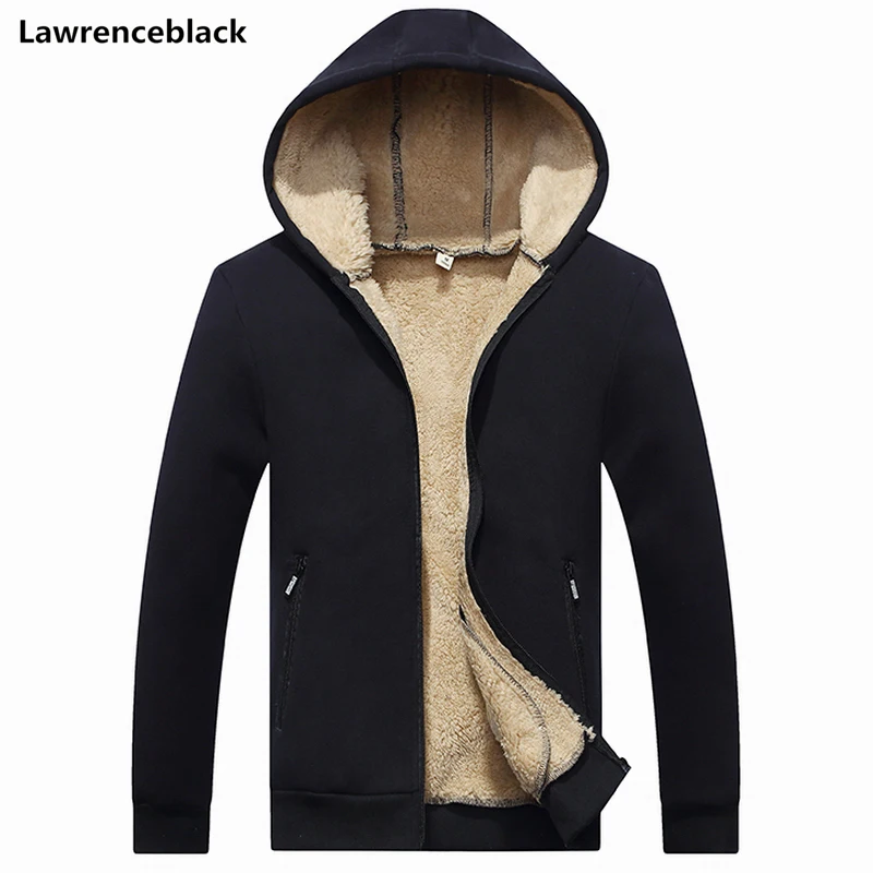 

Winter Men's Sweatshirt Hooded Male Lamb Cashmere Coat 2019 Hoodies Mens Sweatshirts Hip Hop Pullover Thick Warm Tracksuit 1895