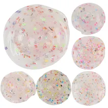 Сжимаемая слизь пушистая пена Ароматизированная без боры Пластилин Слим антистресс рельеф шлама детская глина мягкая игрушка FE06d