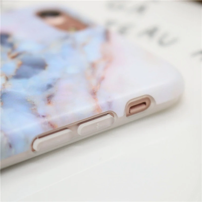 Marble Phone Case For iPhone 6s 7 Plus Cases TPU Silicone Matte Marble Cover For iPhone 7 7 Plus Cases For iPhone X 6 6s Capinha (9)