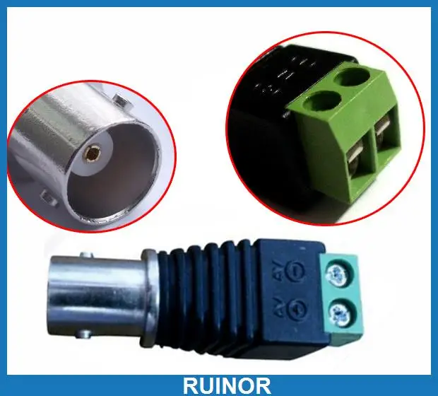 

5pcs BNC Female Socket Terminals Connector for Video Monitor Twisted Pair