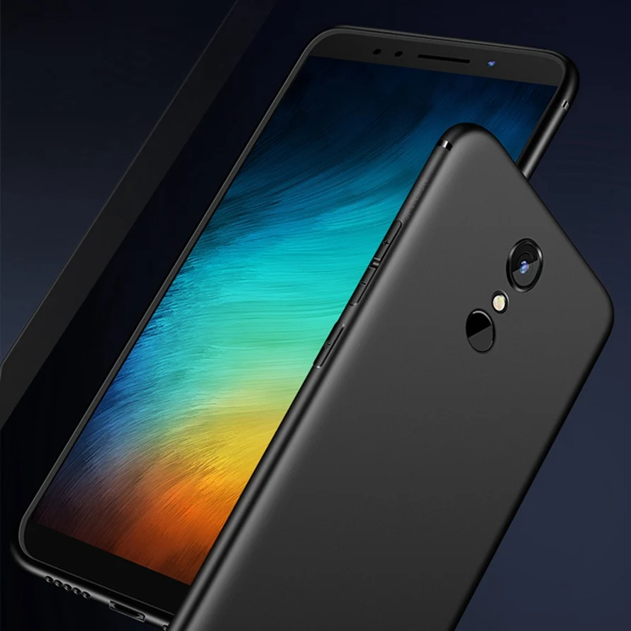 

Original Simple Case For Xiaomi Redmi 5 Plus Global version Matte Soft Silicone TPU Back Cover Case For Xiaomi Redmi 5Plus Funda