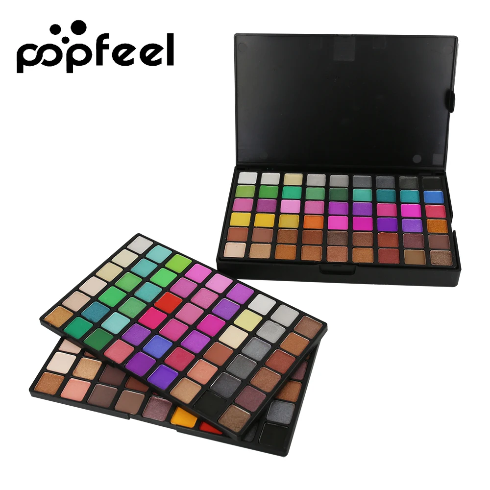

Popfeel 162 Colors Professional Makeup Eyeshadow Palette Set 3 Layers Eye Contour Powder Shimmer & Matte Eyeshadow Tray