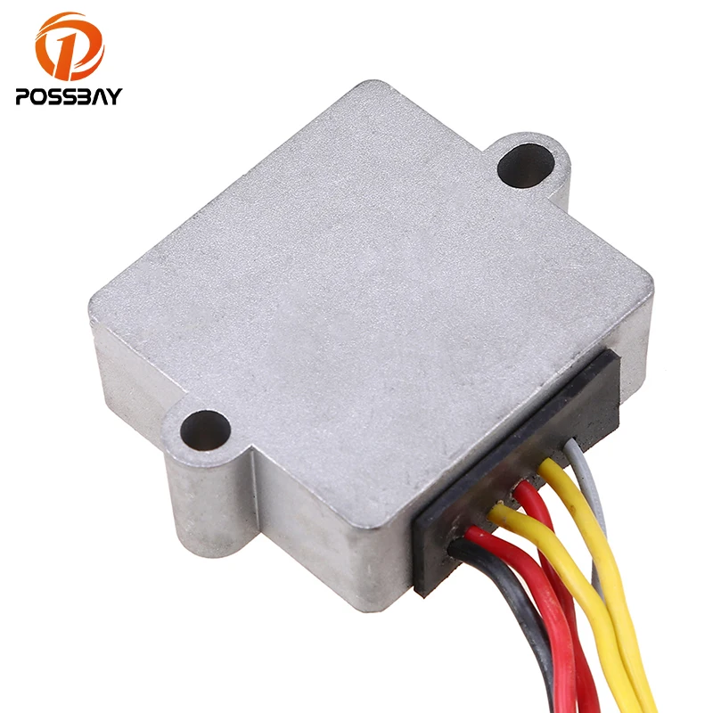 

POSSBAY Motorcycle Metal Voltage Rectifier ATV Regulator Fit for Mercury Motocross Motorbike Voltage Rectifier Regulator