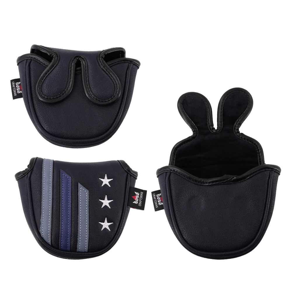 

New Golf Putter Cover Mallet Golf Head Protector Putter Cover Free Shipping Golf Headcover PU Leather
