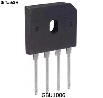 

5PCS 10A 1000V DIP-4 diode bridge rectifier GBU1010