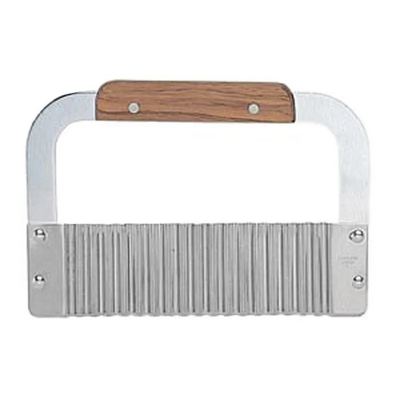 1pcs 7 Inch Stainless Steel Wide Commercial Crinkle Cutter Garnish