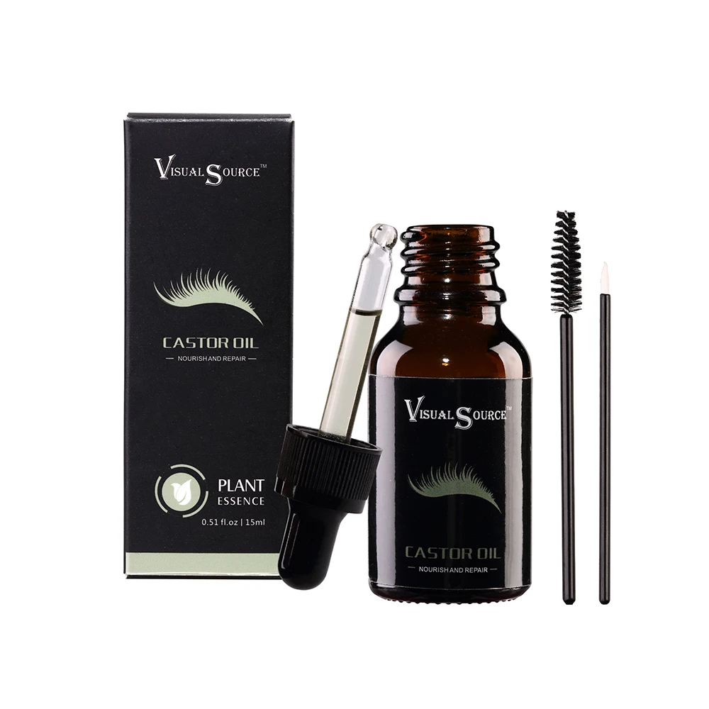 Organic Castor Oil for Eyelash Eyebrow Growth Enhancer Vitamins