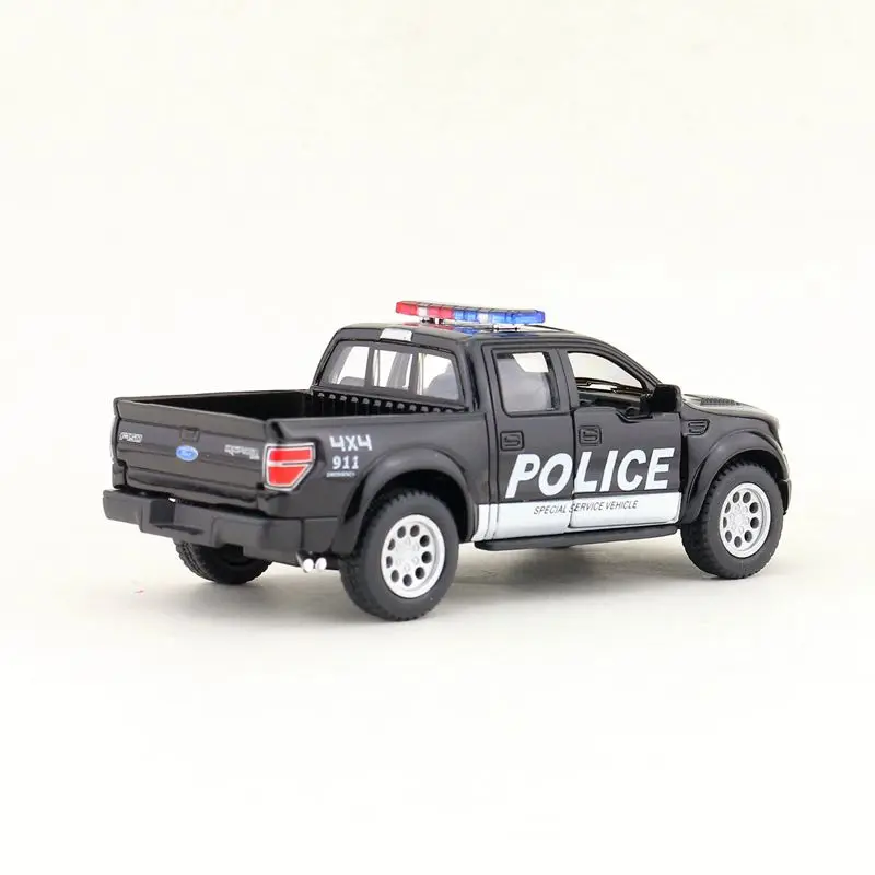 KINSMART литая металлическая модель/1:46 Масштаб/2013 Ford F-150 SVT Raptor SuperCrew пикап полицейская игрушка «пожарная машина»/Набор для обучения