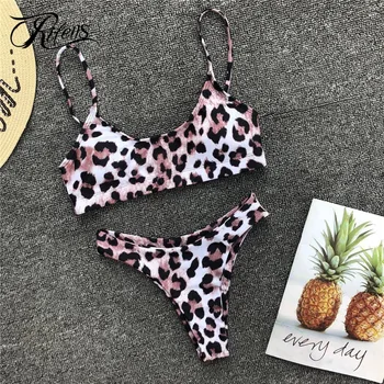 

Urifens Biquinis 2019 Summer Sexy Leopard Bikini Set Women Sexy Beach Swimming Suit Two Piece Swimsuit Bathing Suit LKN07