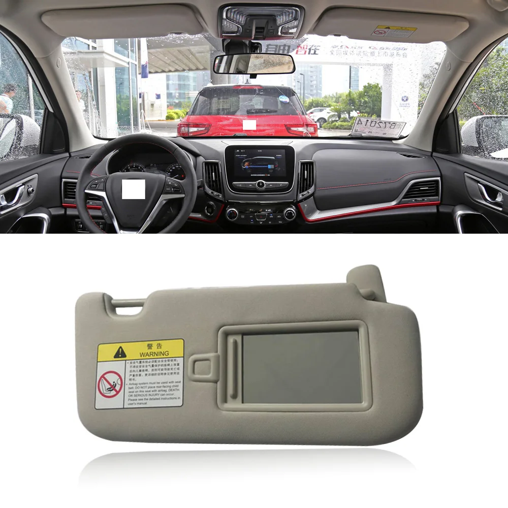 

CAPQX For Changan CS55 Car Interior Sunvisor Sun Shield Front Visor Antidazzle Sunshade Sunshield Shade With Glass Mirror Assy