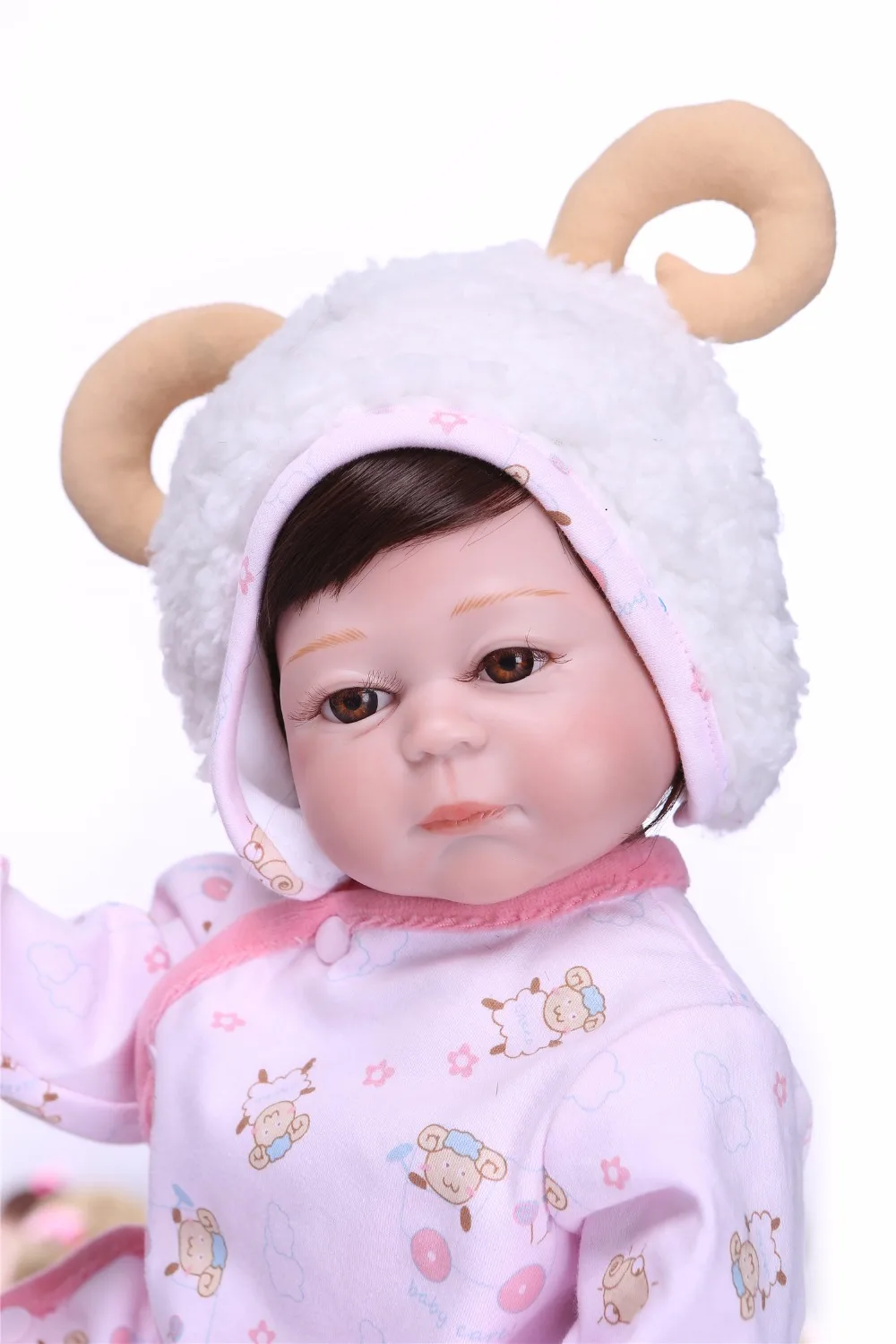 NPK Реалистичного 50 см новорожденных кукла может купаться Полный Силиконовые винил тела куклы реборн для маленькой принцессы Brinquedos