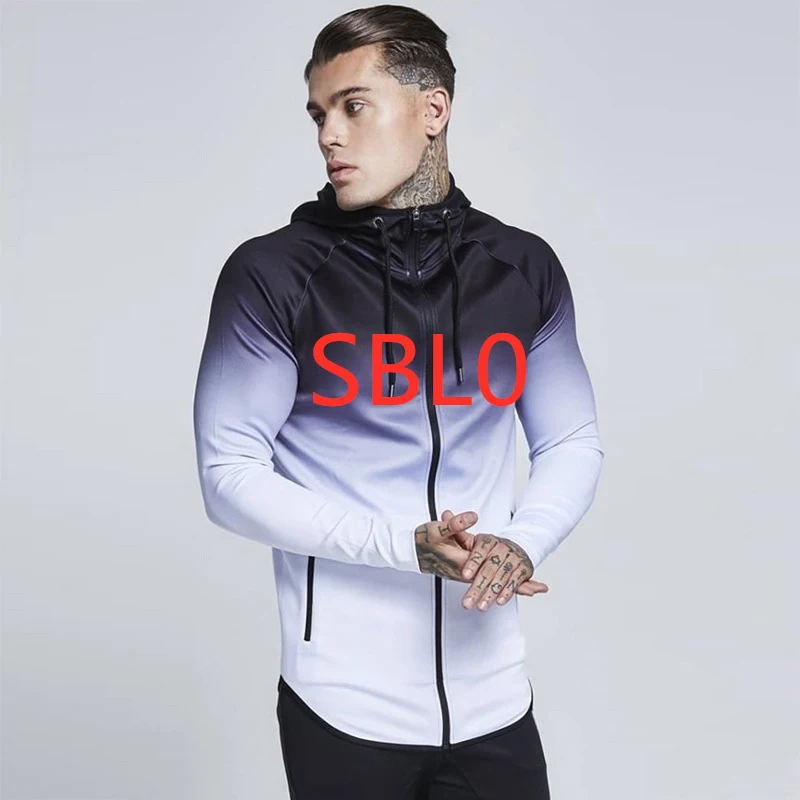 Kopen SBL0 Lente Mens Casual Custom Print Hip Hop Leisure Hoodies Rits Rots Trui Man Comfortabele Mannelijke Sweatshirts College Hoody