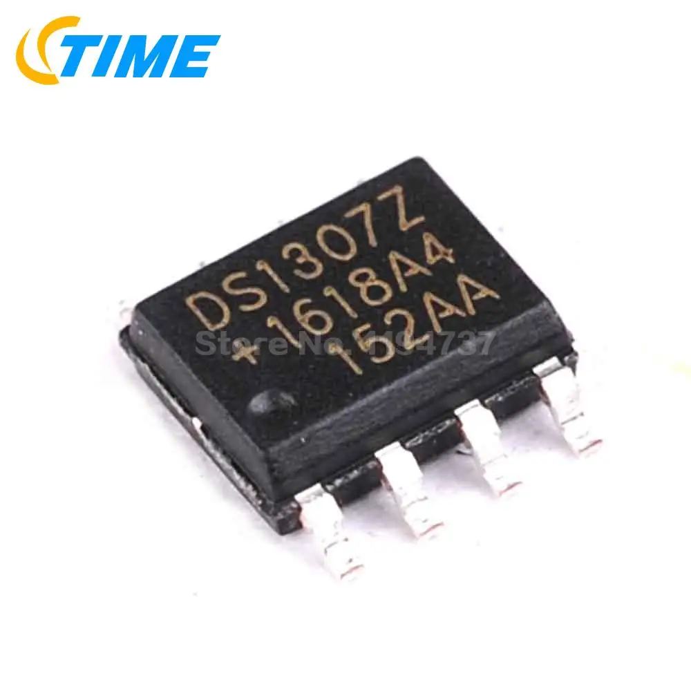 

50PCS DS1307ZN SOP-8 DS1307 64 x 8, Serial, I2C Real-Time Clock