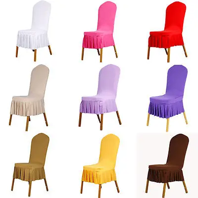 10 цветов спандекс стрейч обеденный стул крышка для свадеб банкета складной чехол на отельные стулья универсальные размеры