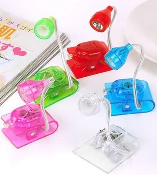 

Feimefeiyou Book light Led Ebook Light Portable Mini Flexible Bright clip-on Book Reader Reading Desk Lamp Clip Button camping