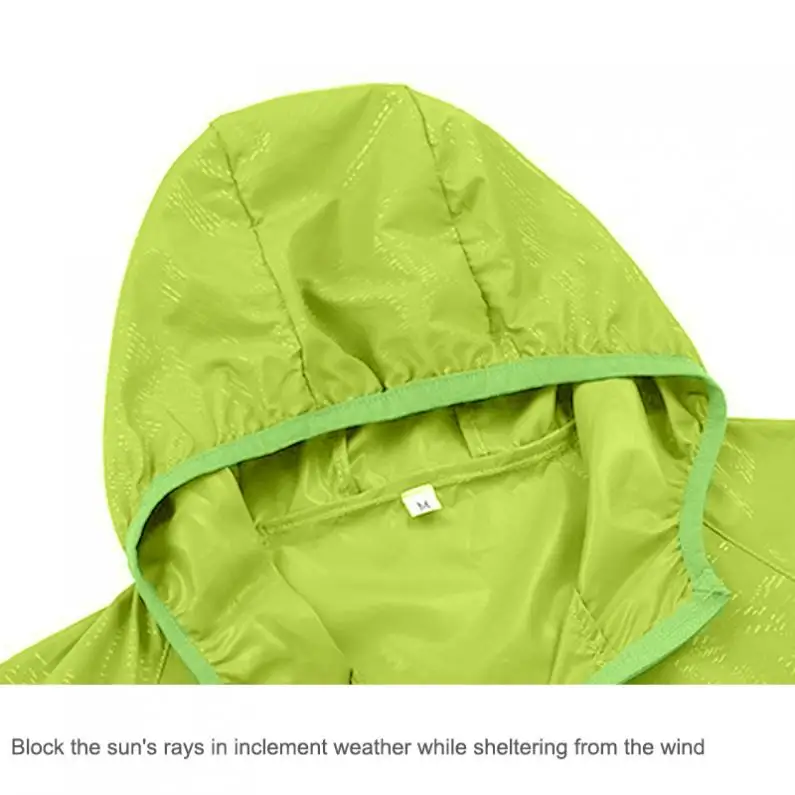 Men's Women's Quick Dry Hiking Jacket Waterproof Sun UV Protection Coats Outdoor Sports Fishing Skin Jackets