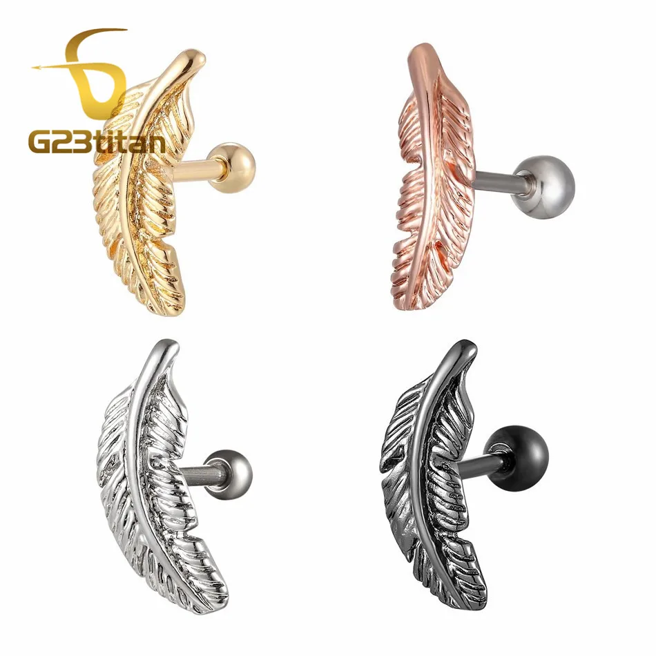 Серьги гвоздики для пирсинга G23titan Ювелирное Украшение тела с изображением