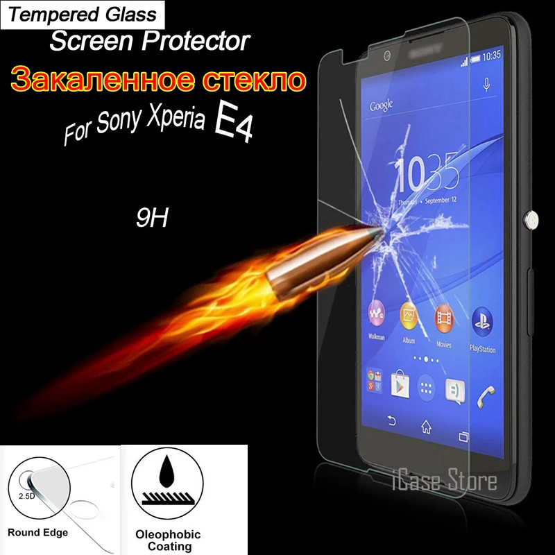 E4 2.5D с уровнем твердости 9H премиум-класса из закаленного Стекло для sony Xperia