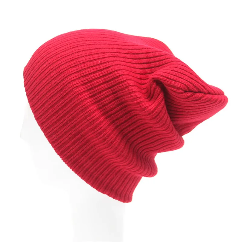 New Fashion Women/Men Knitting Beanie Stretch Cap Hats Hip-Hop Winter Warm Caps Unisex Women Feminino Bone