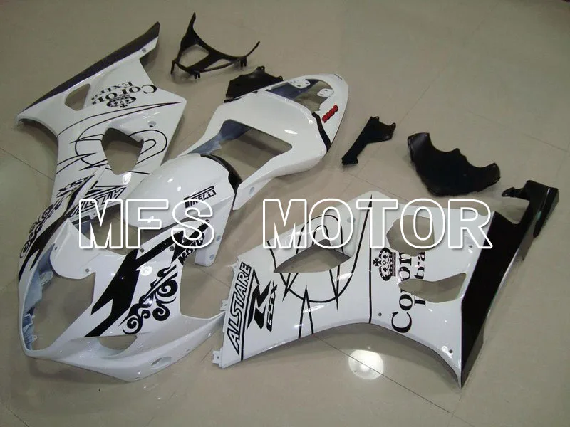 

Motorcycle Part For Suzuki GSX-R 1000 2003-2004 03-04 ABS Fairing Injection Bodywork Kit White A2