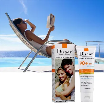 

DISAAR 80ml Fresh Moist Revitalizing Isolation Sunscreen Skin Whitening Compact Foundation Concealer Prevent Bask Skin Care