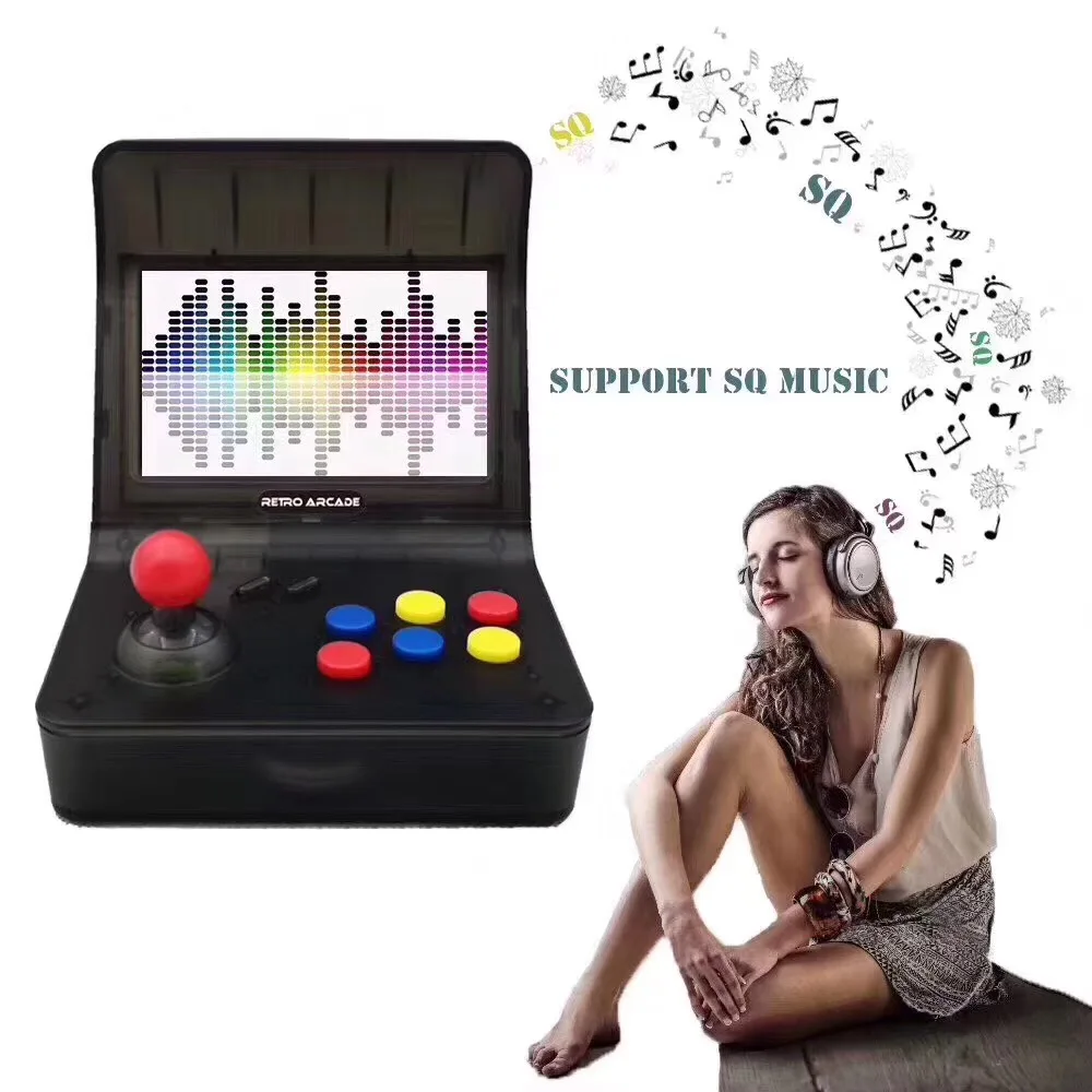 

KaRue Retro Arcad Video Games Console Bulit in 3000 Games 16G Memory support Dual Handle to connect Tv Music Picture TF C