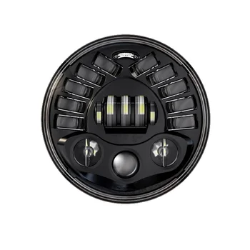 

7" Round 70W / 50W LED Projector moto Hi/Lo Beam Headlight With Turn Signal For Motorcycle Harley Touring