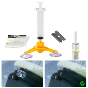 

Renew Car Glass Repair Tool Kits Auto Glass Windshield Windscreen Instrument Repair DIY Glass Repair Tool Sets Auto Accessories