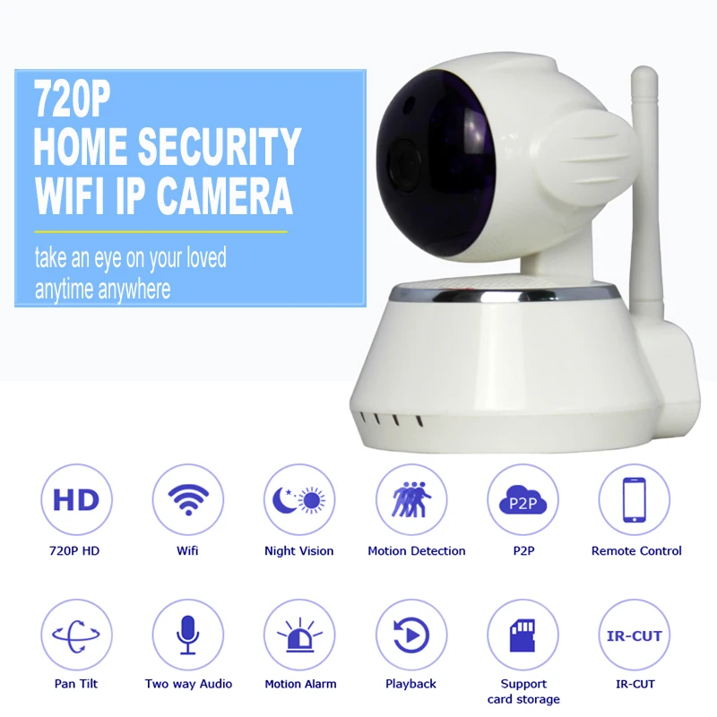 

Hot Selling 1080P 2.0MP Two Way Audio Baby Monitor WIFI Cameras with Infrared IR LED CCTV IP Wireless Camera