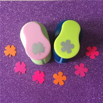 

Free Shiping 2pcs 1 inch Foliage and Petal shape craft punch set leaf eva Hole Punch Scrapbooking flowers Shaped Paper Punches