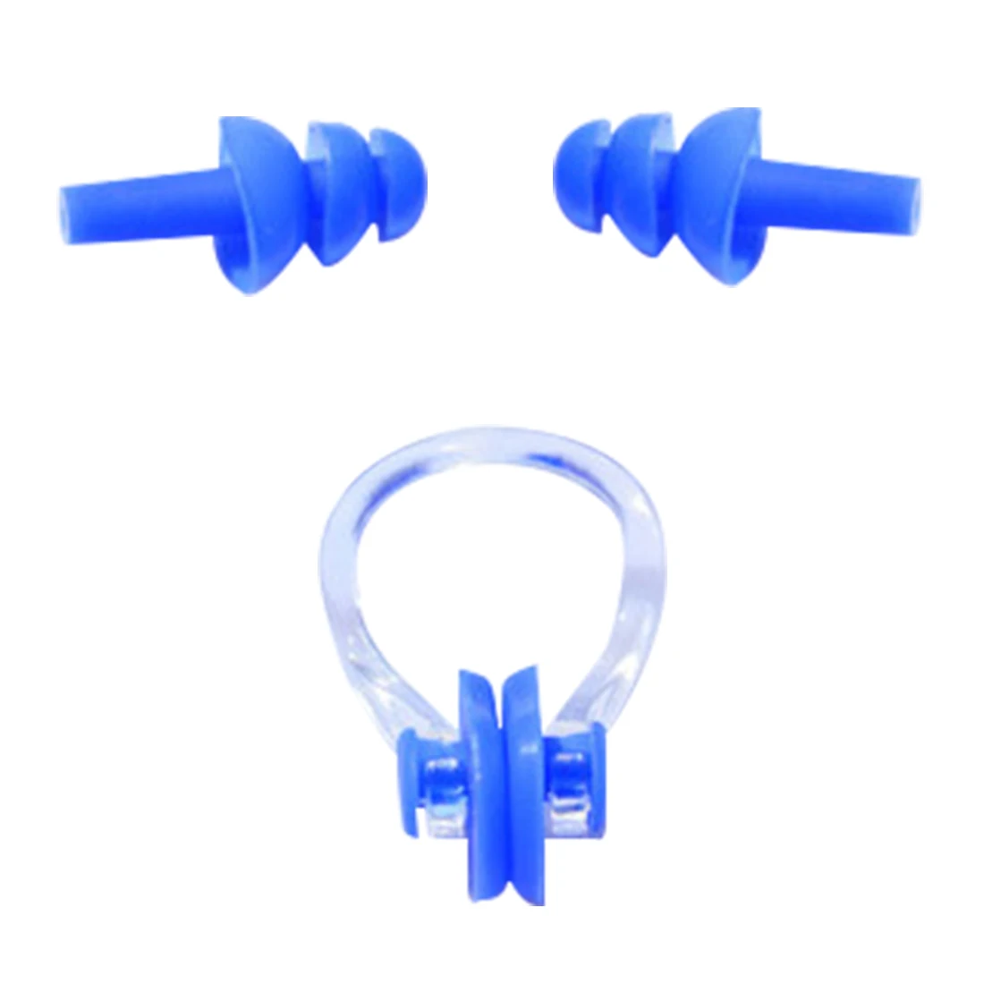 

Swimming Pool 1 Set Waterproof Soft Silicone Swimming Set Soft Nose Clip Nose Clip Ear Plug Earplugs Tool