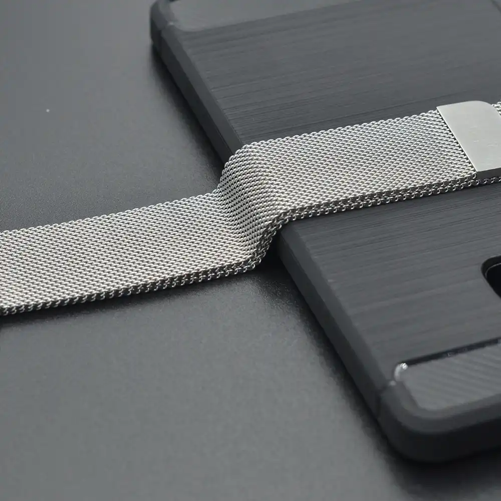 Milanese Loop ремешок для Apple watch 38 42 мм соединяющий браслета Магнитная Регулируемая
