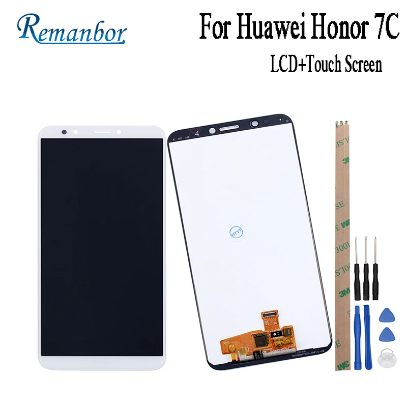 

Remanbor For Huawei Honor 7C LND-AL30 LCD Display and Touch Screen 5.99 Inch Assembly Repair Parts For Huawei Honor 7C +Tools