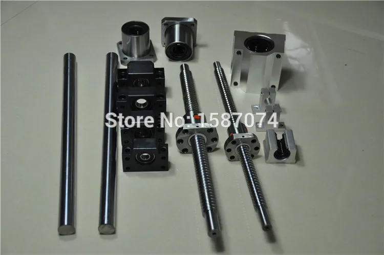

double nuts Precision ball screws dfu2005-L1000mm
