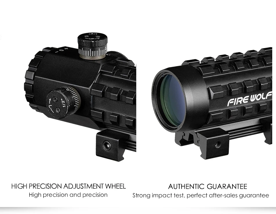 Тактическая охотничья оптика 3X28 зеленый Red Dot Крест прицел Универсальный 11/20 мм рельс прицелы