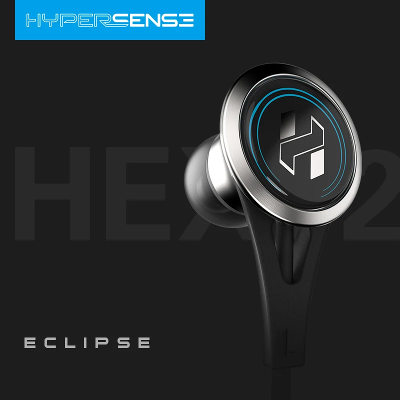Новые hypersense eclipse HEX02 динамическая система драйвера колонки HIFI Бас Сабвуфер в ухо