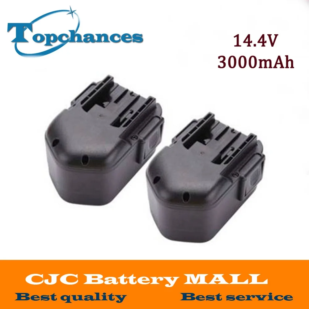 

2PCS 14.4V 3.0Ah 3000mAh NI-MH Power Tool Battery For MILWAUKEE 48-11-1000 48-11-1024 0514-24 Cordless Drill