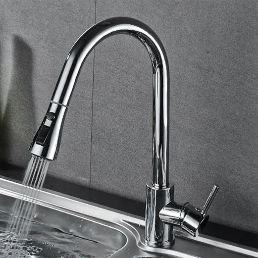 MOIIO Oil Rubbed Kitchen Faucet Solid Brass Faucet Single Handle Pull Down Swivel Sput Mixer Deck Mounted kitchen sink faucet MOIIO Oil Rubbed Kitchen Faucet Solid Brass Faucet Single Handle Pull Down Swivel Sput Mixer Deck Mounted kitchen sink faucet