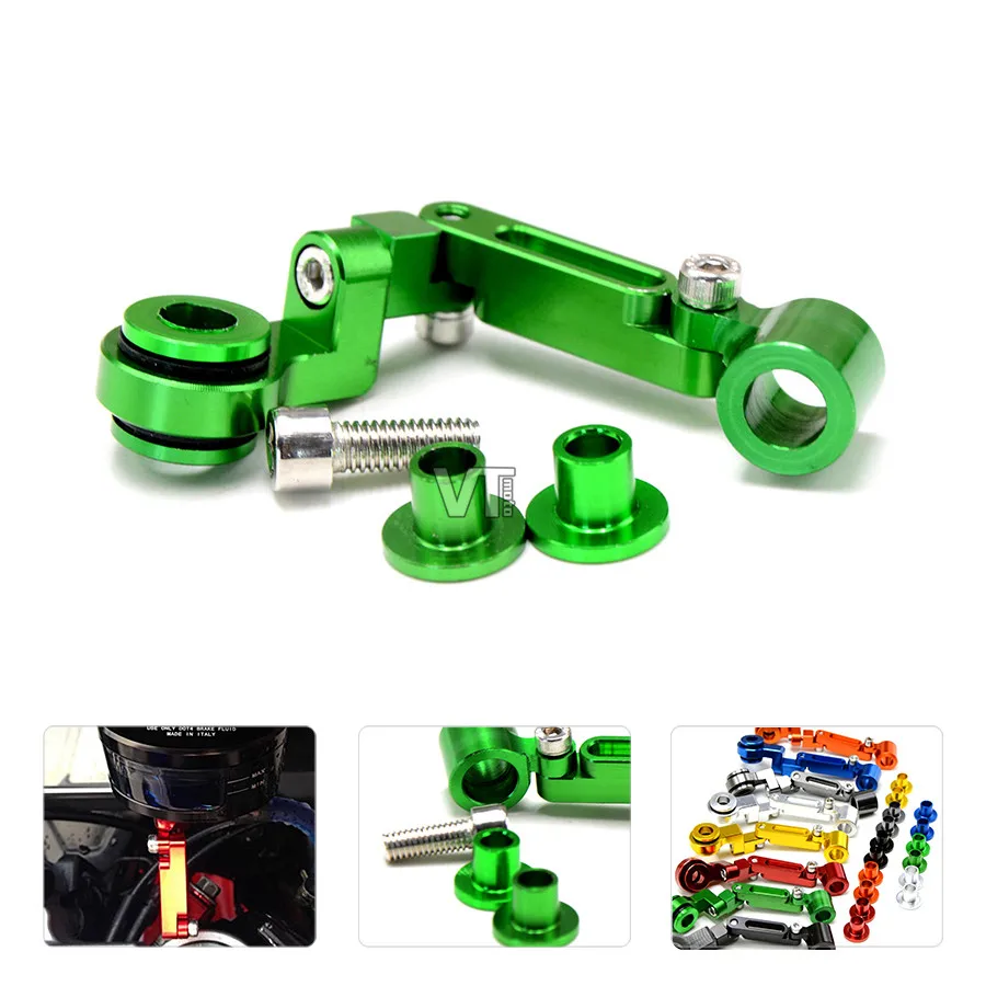 Universal motorcycle part Brake clutch pump fluid reservoir tank bracket For Kawasaki Z1000 Z800