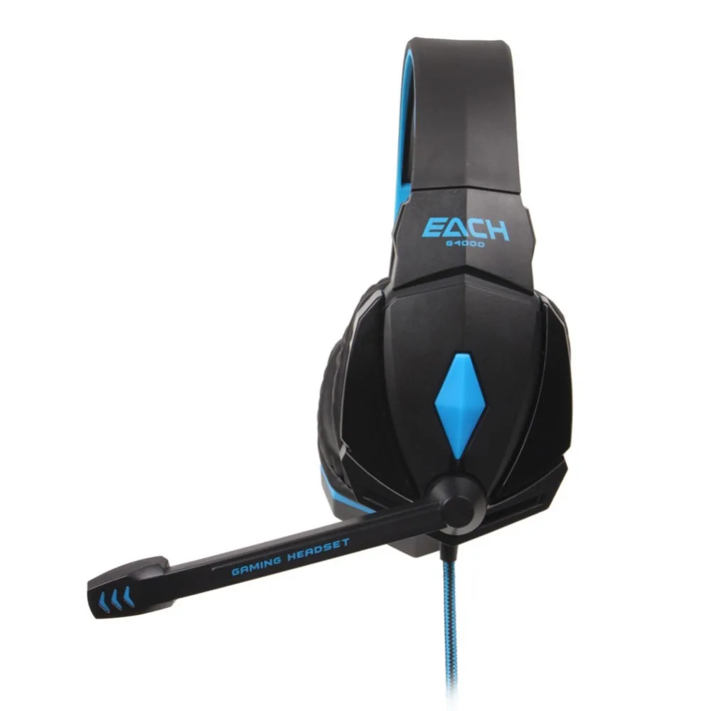 Наушники KOTION EACH G4000 для компьютерных игр проводная гарнитура с микрофоном и