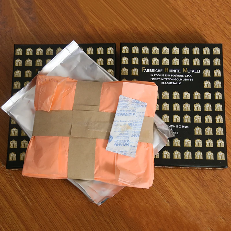 

10000pcs16x1 6 см алюминиевые серебряные листы, без внутренней бумаги, декоративные стены, позолоченный Материал, рукоделие, бесплатная доставка