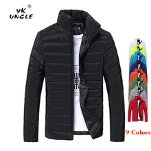 YK UNCLE брендовая зимняя куртка для мужчин новая хлопковая стеганая куртка парка приталенная стеганая верхняя одежда с длинным рукавом Одежда теплые пальто
